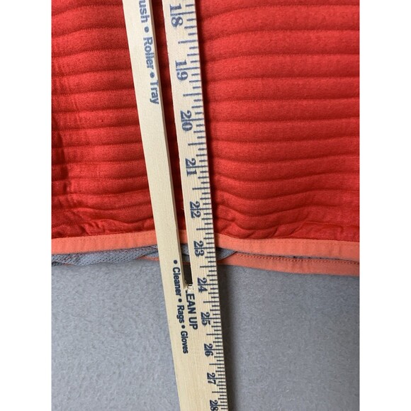 L.L. BEAN Airlight Pullover Woman Size MP Coral Snaps Kangaroo Pocket Athleisure - Picture 7 of 7